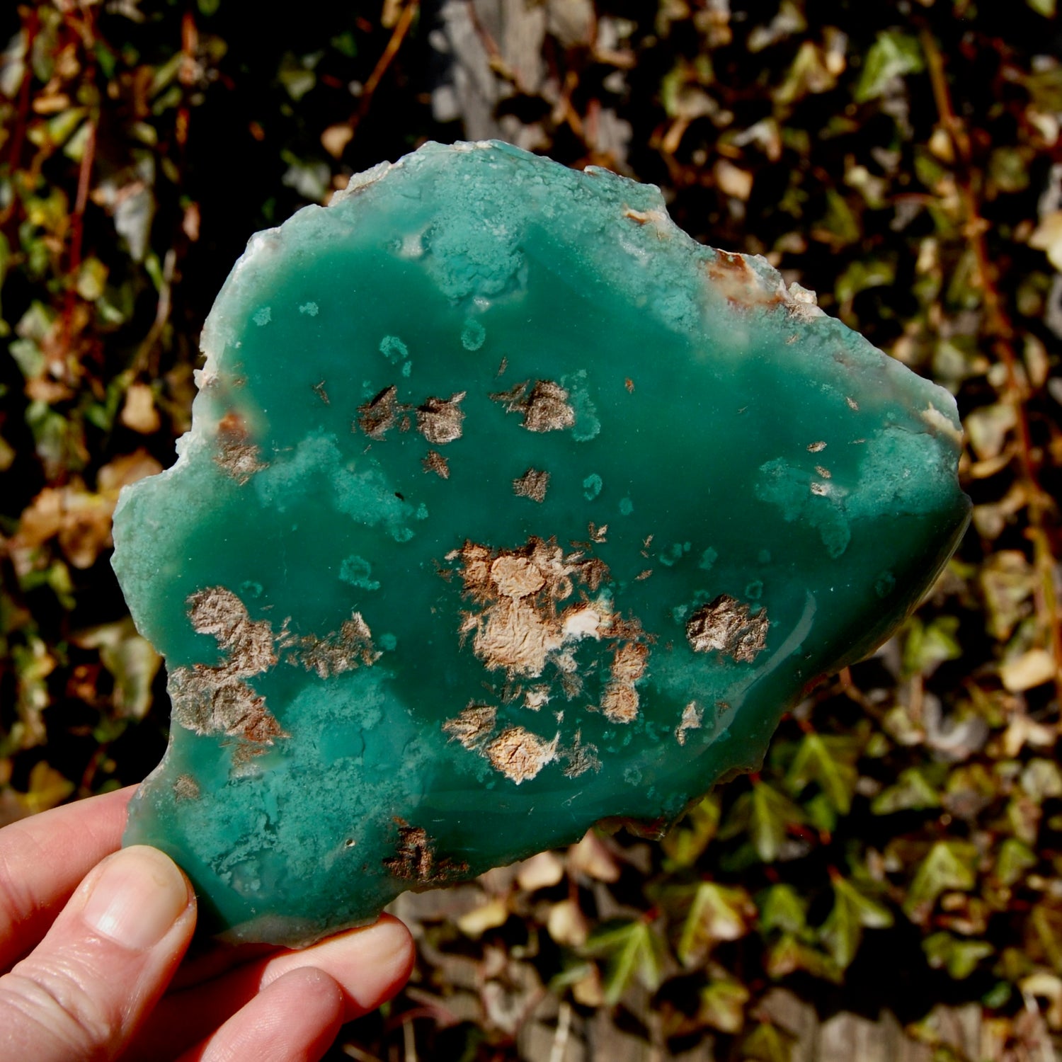 Mtorolite crystal, chrome chalcedony