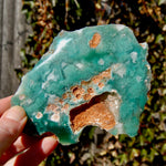 Mtorolite Chrome Chalcedony Crystal Slice