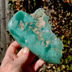 XL Mtorolite Chrome Chalcedony Crystal Slice