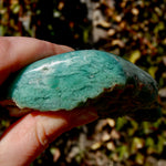 XL Mtorolite Chrome Chalcedony Crystal Slice