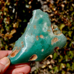 Mtorolite Chrome Chalcedony Crystal Slice
