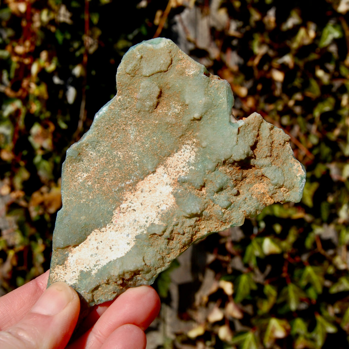 Mtorolite Chrome Chalcedony Crystal Slice