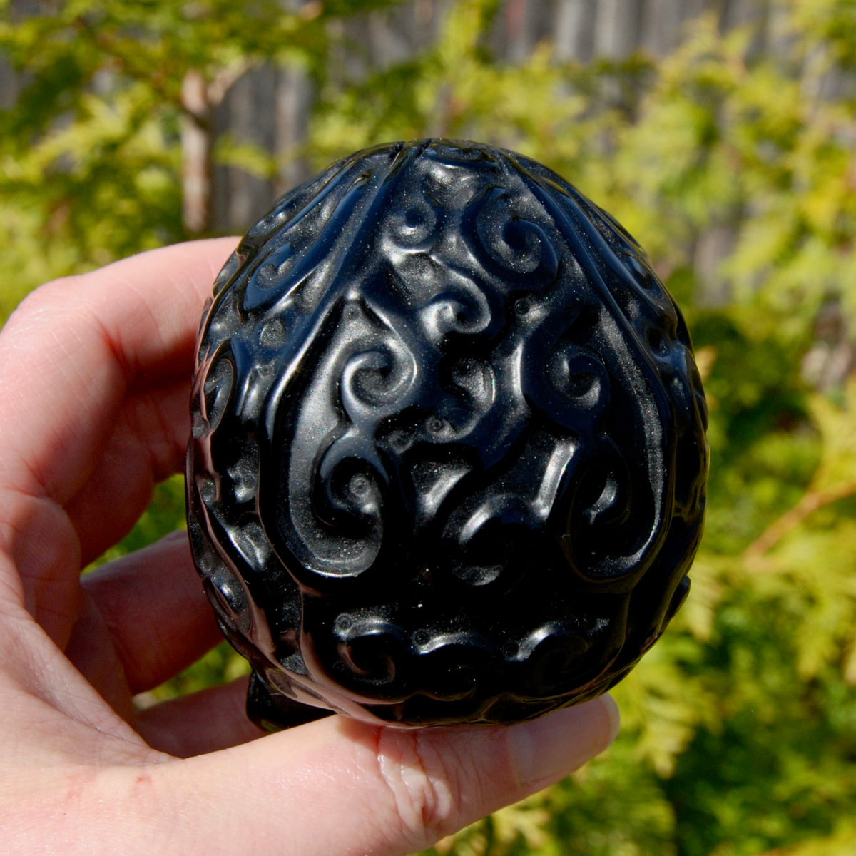 Obsidian Crystal Skull