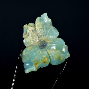 Blue Andean Opal Crystal Flower