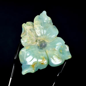 Blue Andean Opal Crystal Flower