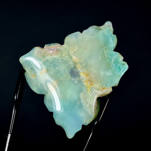 Blue Andean Opal Crystal Flower