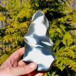 Orca Agate Crystal Flame Tower