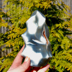 Orca Agate Crystal Flame Tower