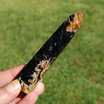 Fossilized Palm Root Crystal Tower