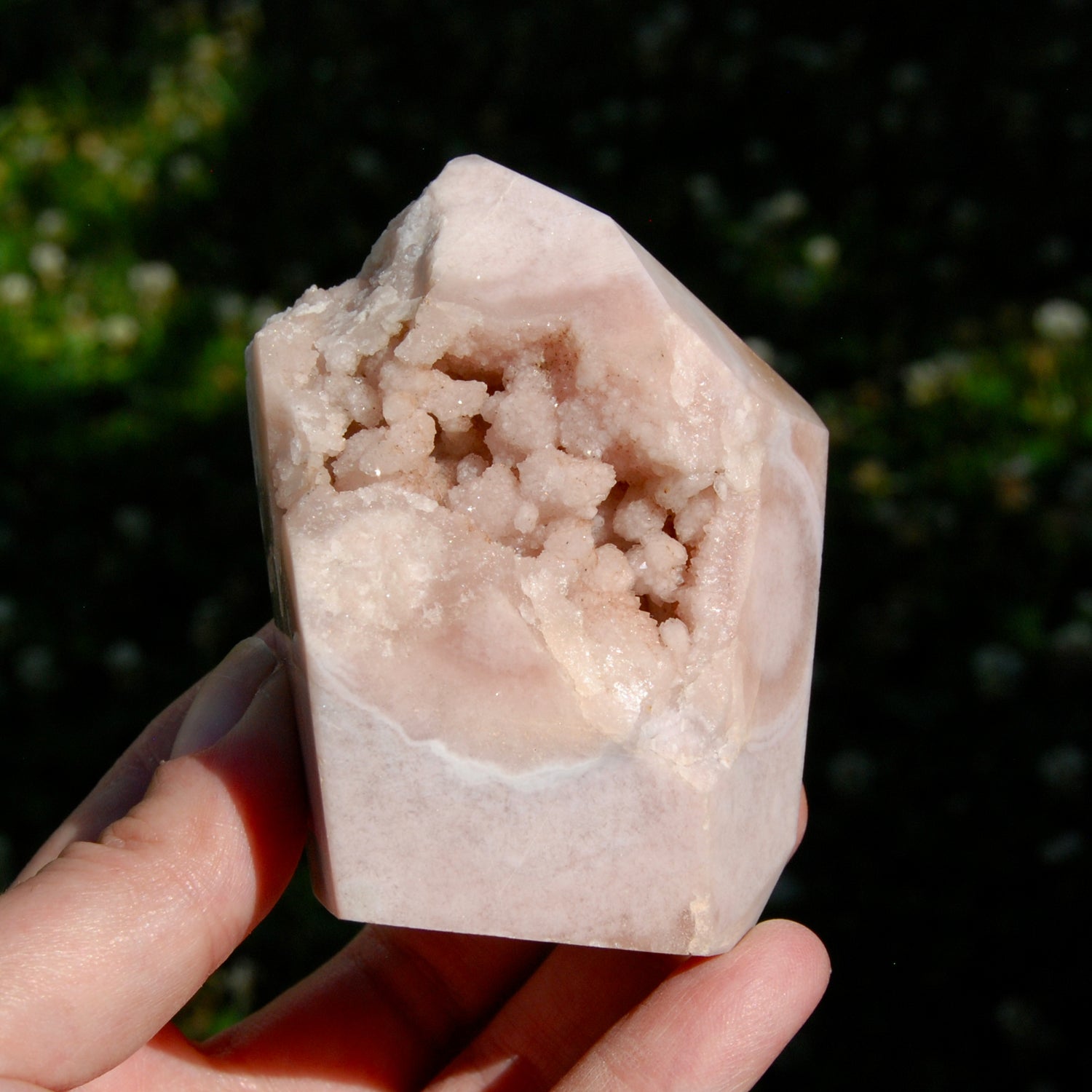 Pink Amethyst Freeform Tower
