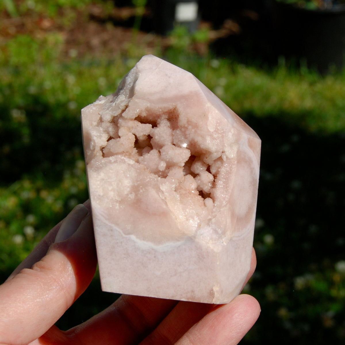 Pink Amethyst Freeform Tower