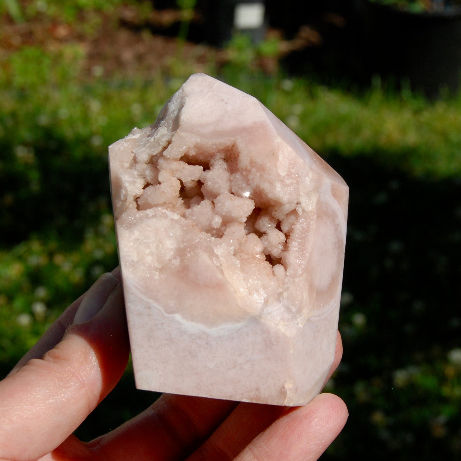 Pink Amethyst Freeform Tower
