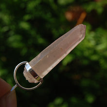 Load image into Gallery viewer, Cosmic ET Pink Lithium Lemurian Seed Crystal Starbrary Pendant
