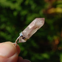 Load image into Gallery viewer, Pink Lithium Lemurian Quartz Crystal Pendant
