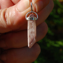 Load image into Gallery viewer, Pink Lithium Lemurian Quartz Crystal Pendant
