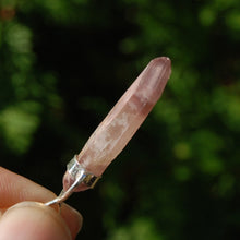 Load image into Gallery viewer, Pink Lithium Lemurian Quartz Crystal Pendant
