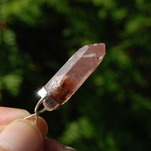 Load image into Gallery viewer, Pink Lithium Lemurian Quartz Crystal Pendant
