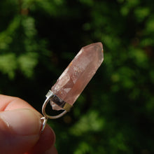 Load image into Gallery viewer, Pink Lithium Lemurian Quartz Crystal Pendant
