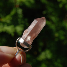 Load image into Gallery viewer, Pink Lithium Lemurian Quartz Crystal Pendant
