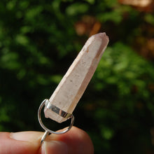 Load image into Gallery viewer, Cosmic ET Pink Lithium Lemurian Seed Crystal Starbrary Pendant
