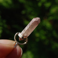 Load image into Gallery viewer, Pink Lithium Lemurian Quartz Crystal Pendant
