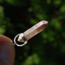 Load image into Gallery viewer, Pink Lithium Lemurian Quartz Crystal Pendant
