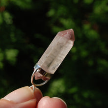 Load image into Gallery viewer, Pink Lithium Lemurian Quartz Crystal Dreamsicle Pendant
