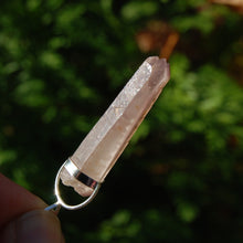 Load image into Gallery viewer, Cosmic ET Pink Lithium Lemurian Seed Crystal Starbrary Pendant
