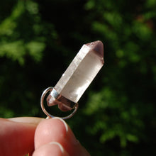 Load image into Gallery viewer, Pink Lithium Lemurian Quartz Crystal Dreamsicle Pendant
