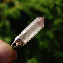 Load image into Gallery viewer, Pink Lithium Lemurian Quartz Crystal Dreamsicle Pendant
