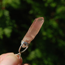 Load image into Gallery viewer, Pink Lithium Lemurian Quartz Crystal Pendant
