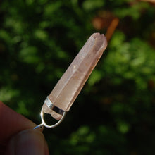 Load image into Gallery viewer, Cosmic ET Pink Lithium Lemurian Seed Crystal Starbrary Pendant
