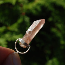 Load image into Gallery viewer, Pink Lithium Lemurian Quartz Crystal Pendant
