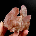 Natural Pink Lemurian Quartz floater crystal cluster Brazil high quality specimen