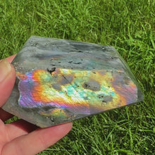 Load and play video in Gallery viewer, Labradorite Crystal Freeform
