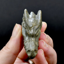 Load image into Gallery viewer, Pyrite Crystal Dragon Skull
