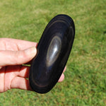 Rainbow Obsidian Crystal Palm Stone