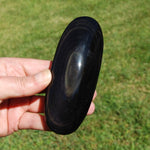 Rainbow Obsidian Crystal Palm Stone