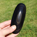 Rainbow Obsidian Crystal Palm Stone