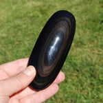 Rainbow Obsidian Crystal Palm Stone