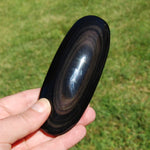 Rainbow Obsidian Crystal Palm Stone