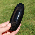 Rainbow Obsidian Crystal Palm Stone