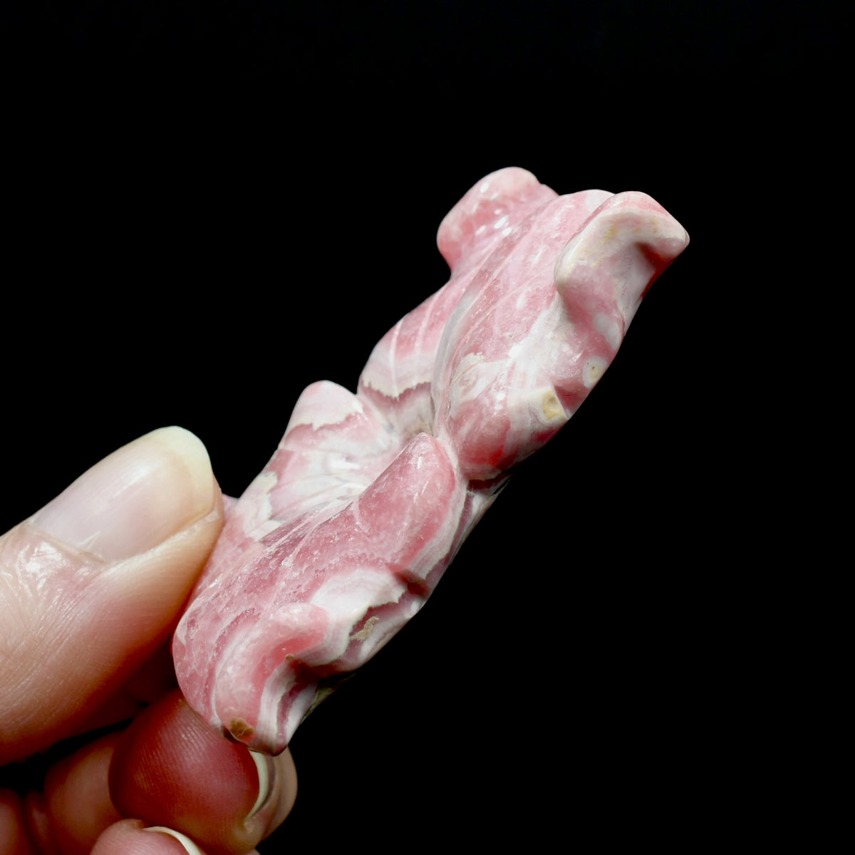 Rhodochrosite Carved Crystal Crystal Flower