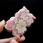 Rhodochrosite Carved Crystal Crystal Flower