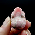 Rhodochrosite Carved Crystal Skull