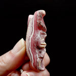 Genuine Rhodochrosite Carved Crystal Crystal Flower