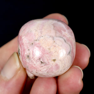 Rhodochrosite Crystal Skull