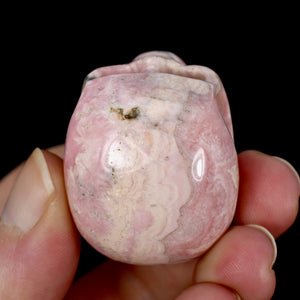 Rhodochrosite Crystal Skull