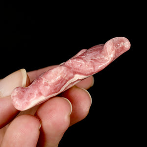 Rhodochrosite Carved Crystal Flower