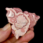 Rhodochrosite Carved Crystal Flower